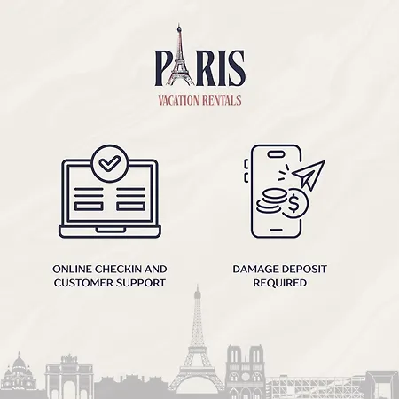 شقة Palais Royal & Louvre - 1br - Vacation *